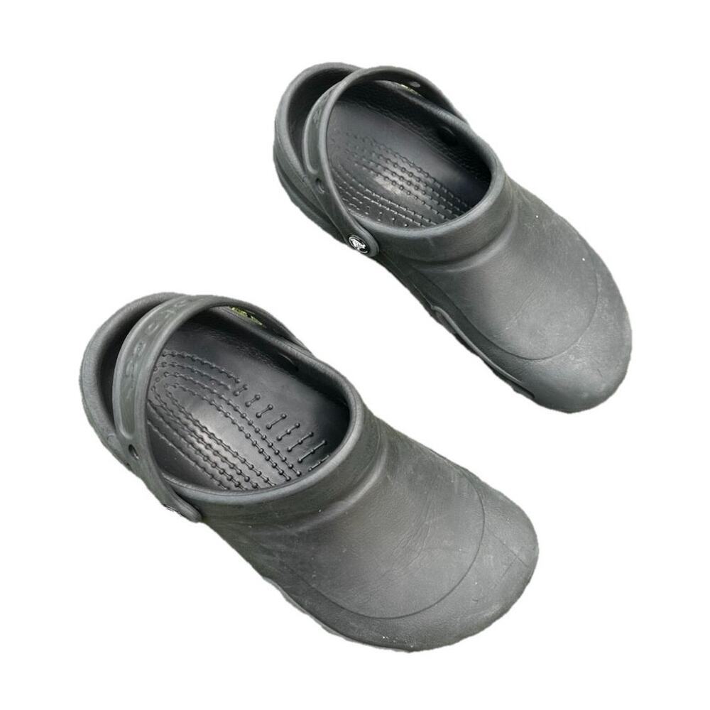 Crocs Bistro Adult Unisex Work‎ Clogs Size M6 W8 Black - Picture 3 of 14